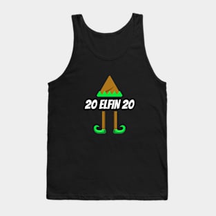 2020 Christmas Holidays Elf Gift Tank Top